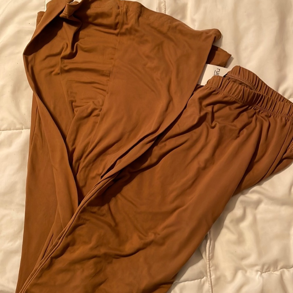 Wide leg soft pants